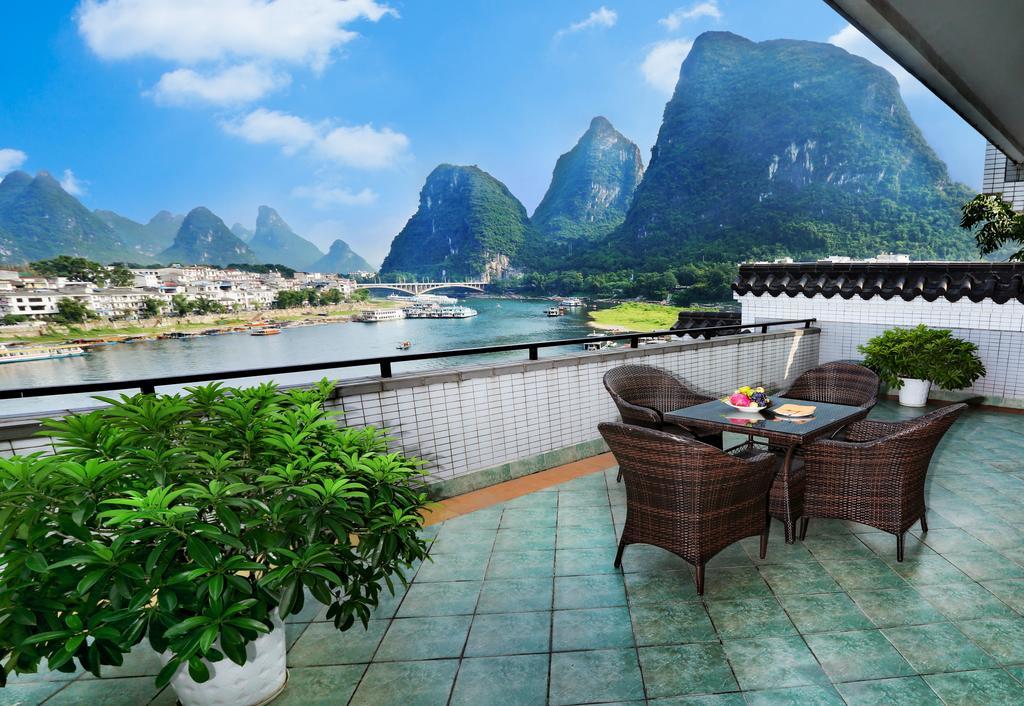Green Lotus Hotel River View Yangshuo Exterior photo